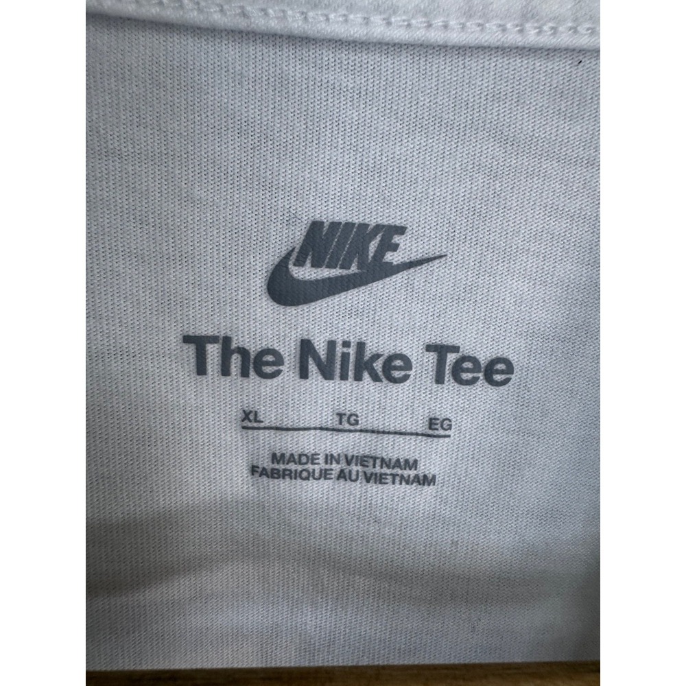 Nike Graphic Tee Shiba Inu Stay Spicy Youth X Large White Unisex - Picture 5 of 8